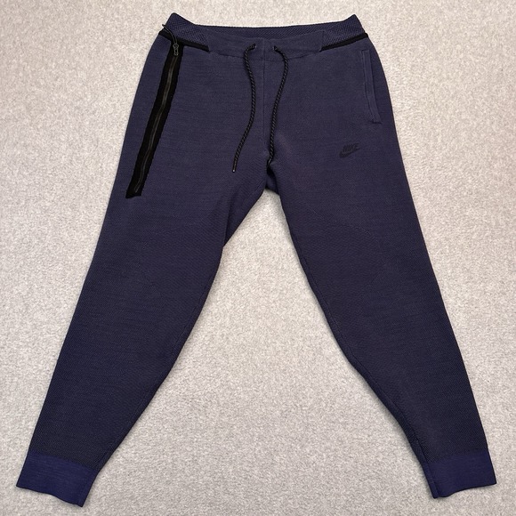 KITH x Nike Sportswear Tech Knit Libero 2.0 Joggers Mens Medium Blue Heavyweight